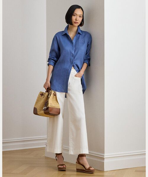 LAUREN RALPH LAUREN / ローレン ラルフ ローレン シャツ・ブラウス | リラックス フィット リネン シャツ | 詳細2