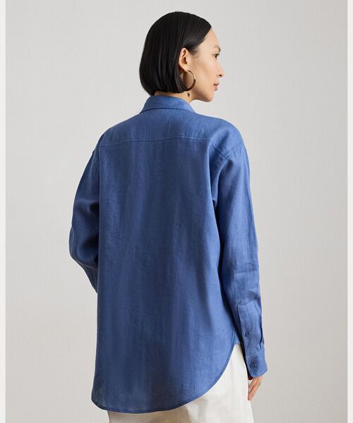LAUREN RALPH LAUREN / ローレン ラルフ ローレン シャツ・ブラウス | リラックス フィット リネン シャツ | 詳細3