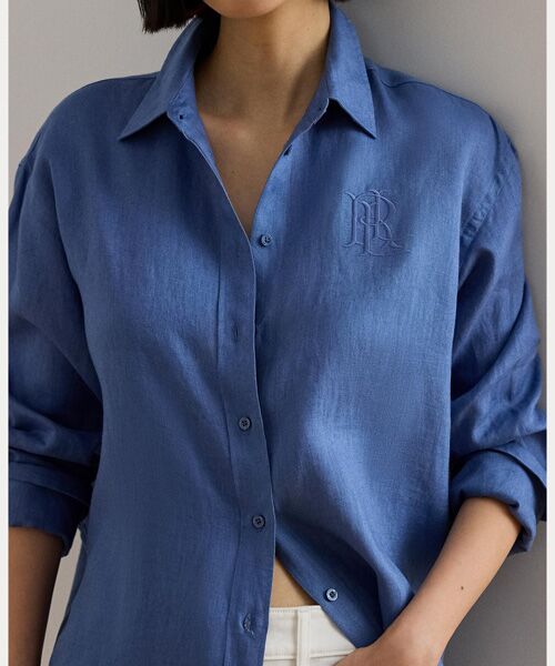 LAUREN RALPH LAUREN / ローレン ラルフ ローレン シャツ・ブラウス | リラックス フィット リネン シャツ | 詳細4