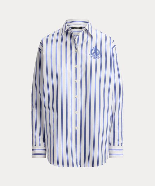 LAUREN RALPH LAUREN / ローレン ラルフ ローレン シャツ・ブラウス | リラックス フィット ストライプド ブロードクロス シャツ | 詳細1