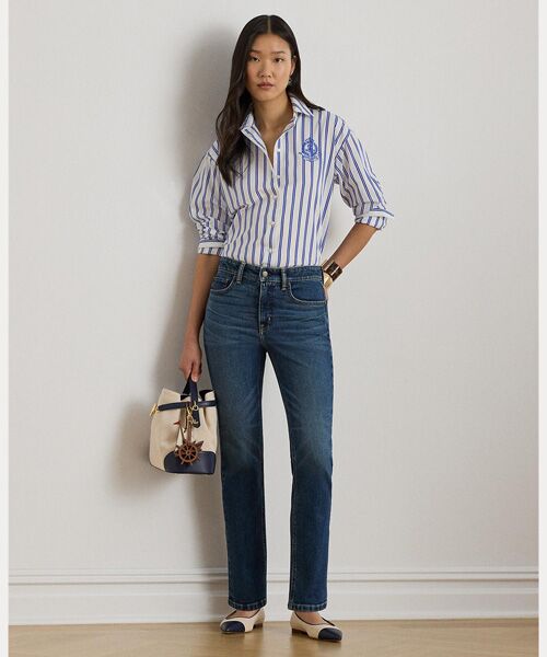 LAUREN RALPH LAUREN / ローレン ラルフ ローレン シャツ・ブラウス | リラックス フィット ストライプド ブロードクロス シャツ | 詳細2