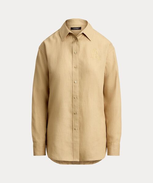 LAUREN RALPH LAUREN / ローレン ラルフ ローレン シャツ・ブラウス | リラックス フィット リネン シャツ | 詳細1
