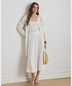 LAUREN RALPH LAUREN / ローレン ラルフ ローレン ロング・マキシ丈スカート | リネン Aライン ミディ スカート