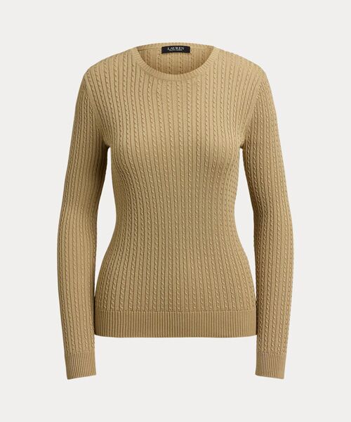 LAUREN RALPH LAUREN / ローレン ラルフ ローレン ニット・セーター | ミニケーブル クルーネック セーター | 詳細1