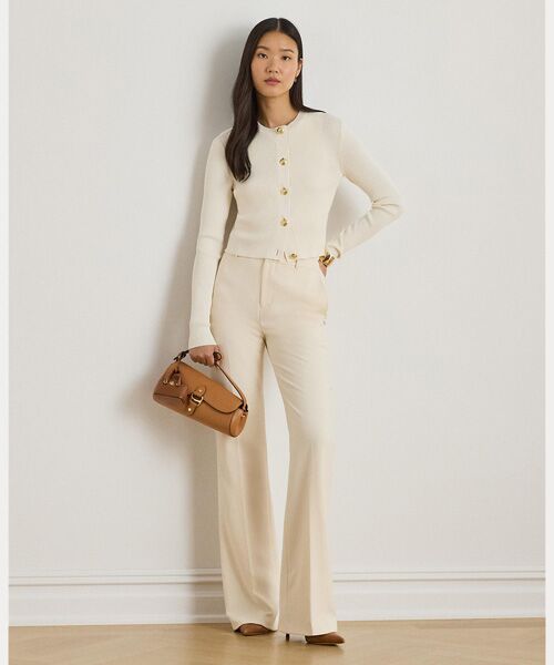 LAUREN RALPH LAUREN / ローレン ラルフ ローレン カーディガン・ボレロ | リブニット クルーネック カーディガン | 詳細2