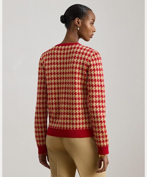 LAUREN RALPH LAUREN / ローレン ラルフ ローレン カーディガン・ボレロ | ハウンドトゥース ジャカード カーディガン | 詳細3