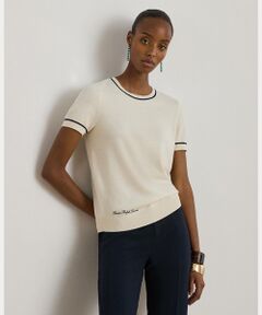 LAUREN RALPH LAUREN / ローレン ラルフ ローレン ニット・セーター | ツートーン ショートスリーブ セーター