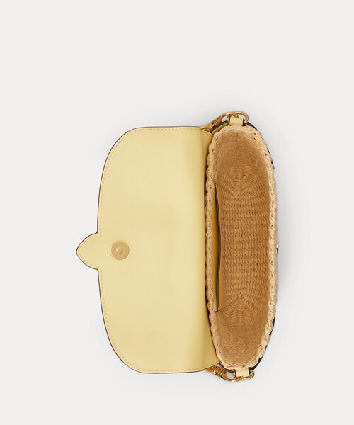 LAUREN RALPH LAUREN / ローレン ラルフ ローレン ショルダーバッグ | ストローレザー スモール Lynden ショルダー バッグ | 詳細3