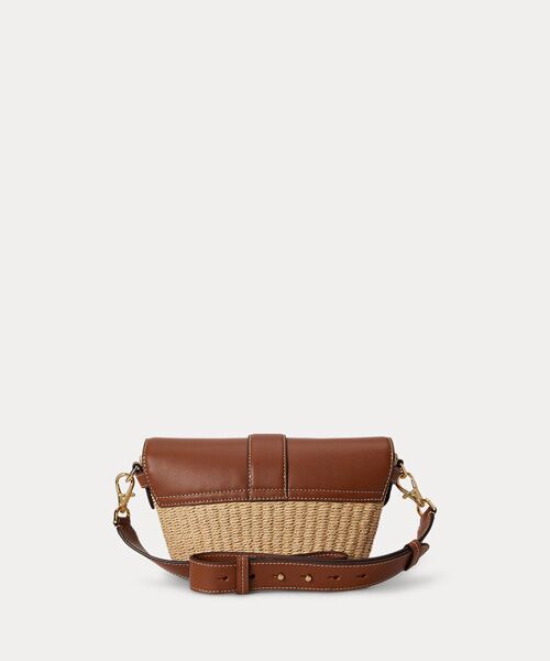 LAUREN RALPH LAUREN / ローレン ラルフ ローレン ショルダーバッグ | ストローレザー スモール Lynden ショルダー バッグ | 詳細2