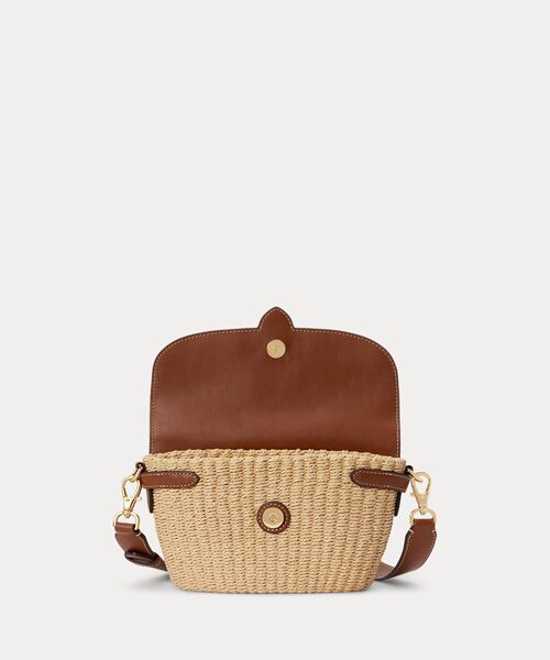 LAUREN RALPH LAUREN / ローレン ラルフ ローレン ショルダーバッグ | ストローレザー スモール Lynden ショルダー バッグ | 詳細3
