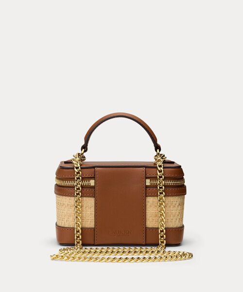 LAUREN RALPH LAUREN / ローレン ラルフ ローレン ショルダーバッグ | ラフィア スモール Hallee クロスボディバッグ | 詳細2