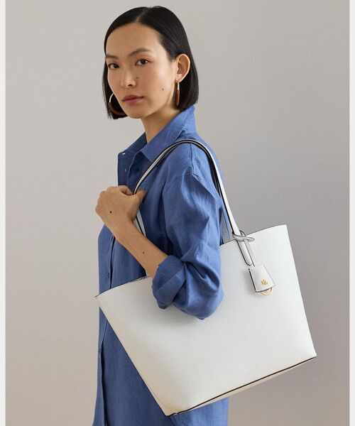 LAUREN RALPH LAUREN / ローレン ラルフ ローレン トートバッグ | フェイクレザー ラージ リバーシブル トート バッグ | 詳細6