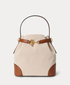 LAUREN RALPH LAUREN / ローレン ラルフ ローレン ショルダーバッグ | キャンバス ミディアム Blaike バケット バッグ