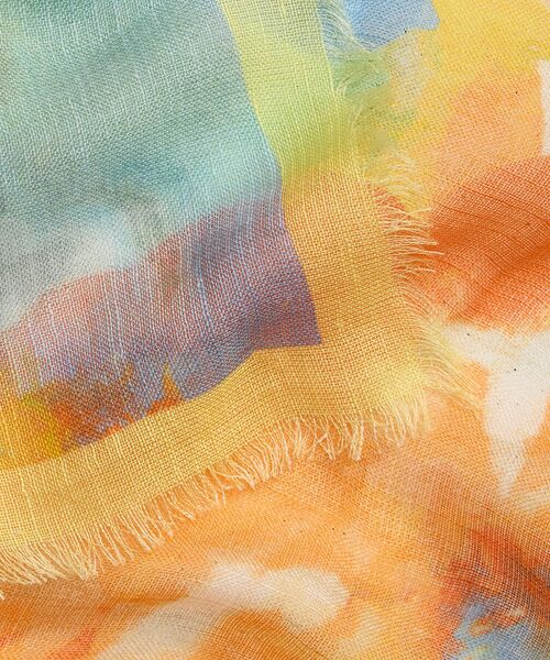 LAUREN RALPH LAUREN / ローレン ラルフ ローレン バンダナ・スカーフ | フローラル モダールリネン ラップ スカーフ | 詳細2