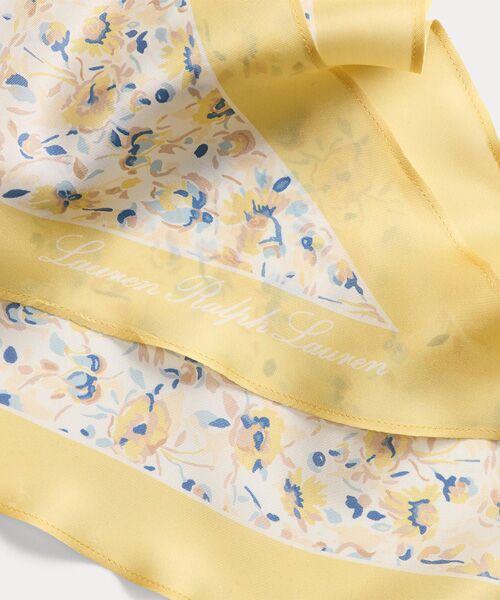 LAUREN RALPH LAUREN / ローレン ラルフ ローレン バンダナ・スカーフ | フローラル シルク ダイヤモンド スカーフ | 詳細2