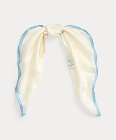 LAUREN RALPH LAUREN / ローレン ラルフ ローレン バンダナ・スカーフ | ゴールデン レトリバー シルク スクエア スカーフ