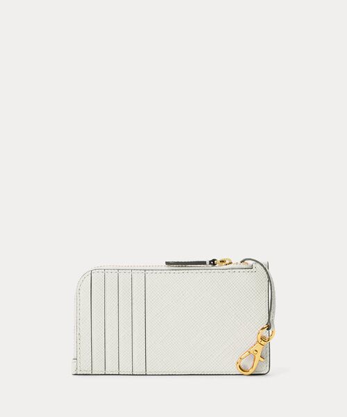 LAUREN RALPH LAUREN / ローレン ラルフ ローレン カードケース・名刺入れ・定期入れ | テクスチャード レザー Lジップ カード ケース | 詳細1