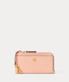 LAUREN RALPH LAUREN / ローレン ラルフ ローレン カードケース・名刺入れ・定期入れ | テクスチャード レザー Lジップ カード ケース