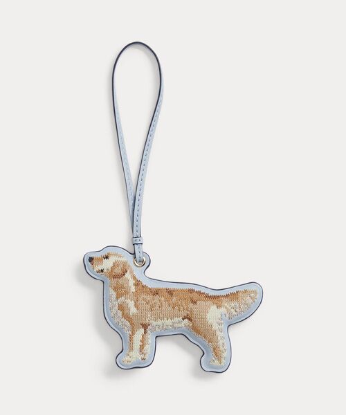 LAUREN RALPH LAUREN / ローレン ラルフ ローレン チャーム | エンブロイダリー ゴールデン レトリバー チャーム（400ブルー）