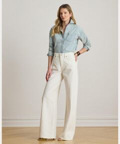 LAUREN RALPH LAUREN / ローレン ラルフ ローレン デニムパンツ | ハイライズ ワイドレッグ ジーンズ