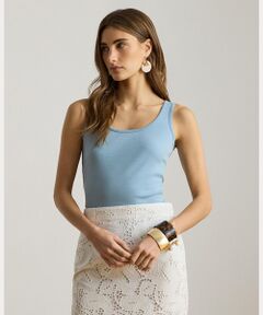 LAUREN RALPH LAUREN / ローレン ラルフ ローレン タンクトップ | ストレッチ コットン タンク トップ