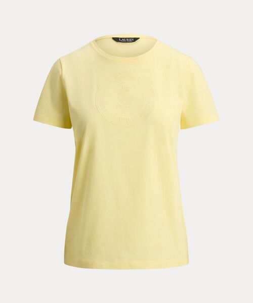 LAUREN RALPH LAUREN / ローレン ラルフ ローレン Tシャツ | エンブロイダリークレスト コットン ジャージー Tシャツ | 詳細1