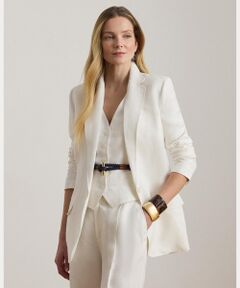 LAUREN RALPH LAUREN / ローレン ラルフ ローレン テーラードジャケット | リネンブレンド ツイル ブレザー