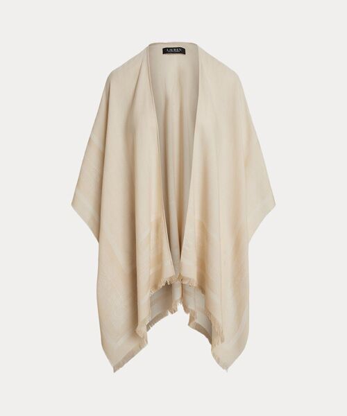 LAUREN RALPH LAUREN / ローレン ラルフ ローレン その他トップス | ベルティングモチーフ ジャカード Ruana | 詳細1