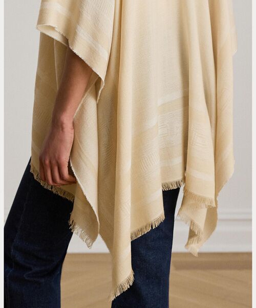 LAUREN RALPH LAUREN / ローレン ラルフ ローレン その他トップス | ベルティングモチーフ ジャカード Ruana | 詳細4