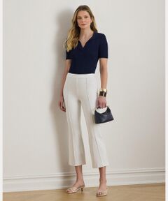 LAUREN RALPH LAUREN / ローレン ラルフ ローレン ショート・ハーフ・半端丈パンツ | ツイル フレア アンクル パンツ