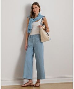 LAUREN RALPH LAUREN / ローレン ラルフ ローレン ショート・ハーフ・半端丈パンツ | ストレッチ チノ ワイドレッグ クロップド パンツ