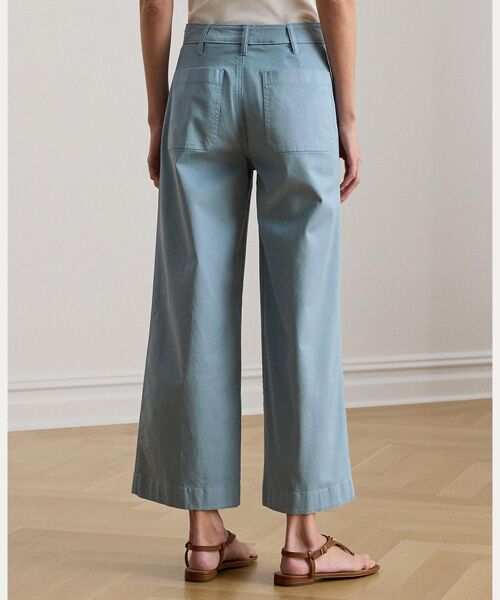 LAUREN RALPH LAUREN / ローレン ラルフ ローレン ショート・ハーフ・半端丈パンツ | ストレッチ チノ ワイドレッグ クロップド パンツ | 詳細3