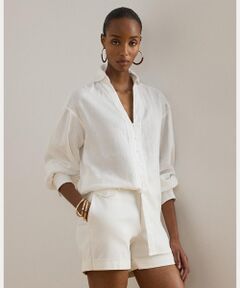 LAUREN RALPH LAUREN / ローレン ラルフ ローレン シャツ・ブラウス | リネン ブルゾンスリーブ シャツ