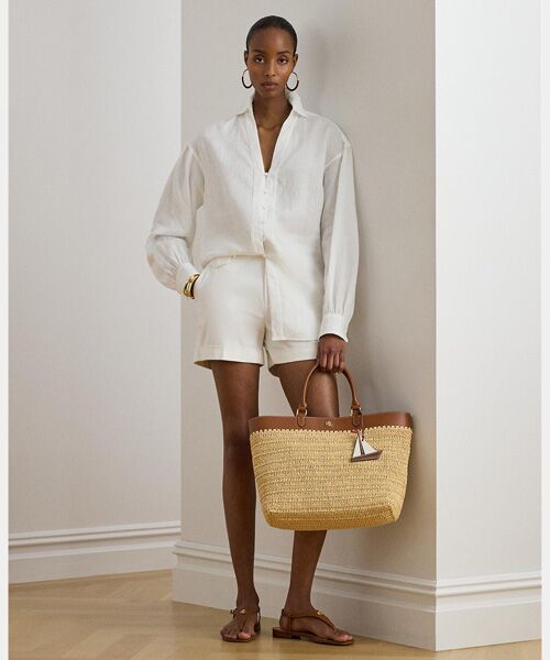 LAUREN RALPH LAUREN / ローレン ラルフ ローレン シャツ・ブラウス | リネン ブルゾンスリーブ シャツ | 詳細2