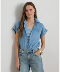 LAUREN RALPH LAUREN / ローレン ラルフ ローレン シャツ・ブラウス | リネン ショートスリーブ シャツ