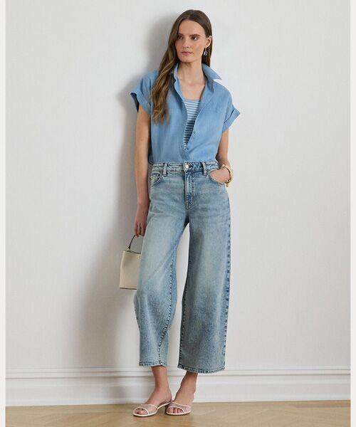 LAUREN RALPH LAUREN / ローレン ラルフ ローレン シャツ・ブラウス | リネン ショートスリーブ シャツ | 詳細2