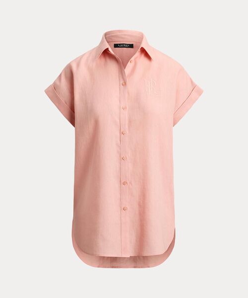 LAUREN RALPH LAUREN / ローレン ラルフ ローレン シャツ・ブラウス | リネン ショートスリーブ シャツ | 詳細1