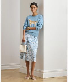 LAUREN RALPH LAUREN / ローレン ラルフ ローレン ロング・マキシ丈スカート | ペイズリー クレープ ミディ スカート