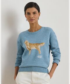 LAUREN RALPH LAUREN / ローレン ラルフ ローレン ニット・セーター | インターシャニット ゴールデン レトリバー セーター