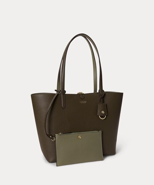 LAUREN RALPH LAUREN / ローレン ラルフ ローレン トートバッグ | フェイクレザー ラージ リバーシブル トート バッグ | 詳細1