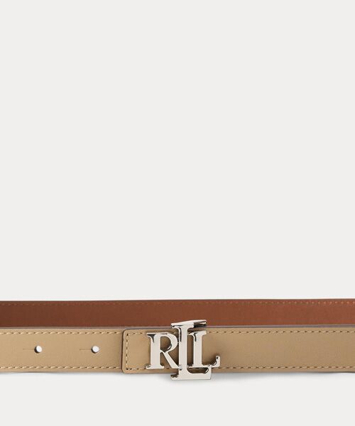 LAUREN RALPH LAUREN / ローレン ラルフ ローレン ベルト・サスペンダー | ロゴ リバーシブル レザー スキニー ベルト | 詳細2