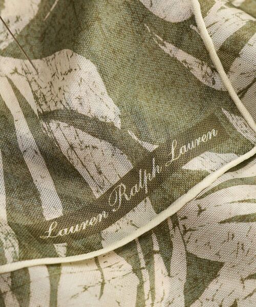 LAUREN RALPH LAUREN / ローレン ラルフ ローレン バンダナ・スカーフ | パームフロンドプリント シルク スクエア スカーフ | 詳細2