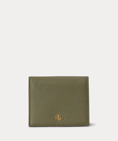 LAUREN RALPH LAUREN / ローレン ラルフ ローレン 財布・コインケース・マネークリップ | クロスハッチ レザー コンパクト ウォレット（300グリーン）