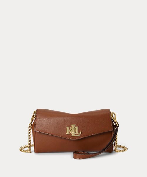 LAUREN RALPH LAUREN / ローレン ラルフ ローレン 財布・コインケース・マネークリップ | ナッパ レザー Tanner クロスボディ ウォレット（200ブラウン）