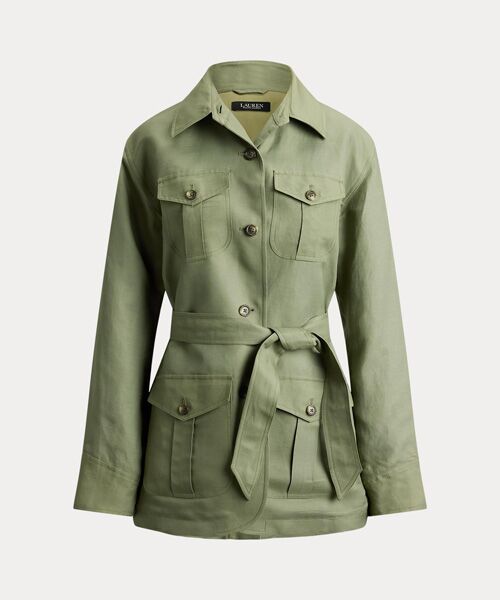LAUREN RALPH LAUREN / ローレン ラルフ ローレン その他アウター | リネンブレンド ツイル フィールド ジャケット | 詳細1