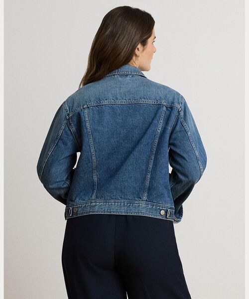 LAUREN RALPH LAUREN / ローレン ラルフ ローレン その他アウター | デニム トラッカー ジャケット | 詳細8