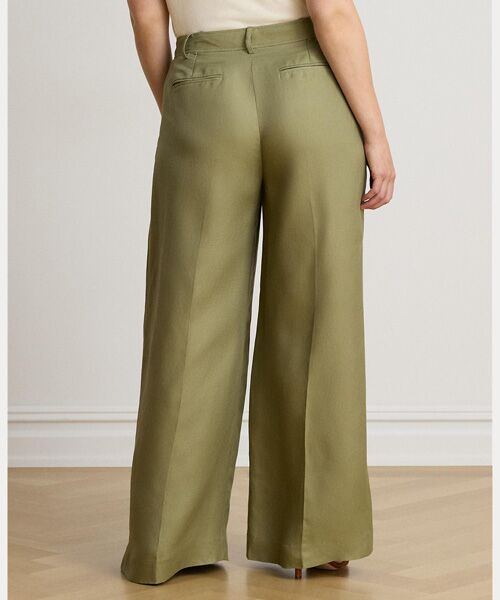 LAUREN RALPH LAUREN / ローレン ラルフ ローレン その他パンツ | リネンブレンド ツイル ワイドレッグ パンツ | 詳細7