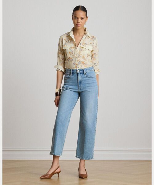 LAUREN RALPH LAUREN / ローレン ラルフ ローレン シャツ・ブラウス | クラシック フィット フローラル コットン ボイル シャツ | 詳細2