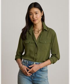 LAUREN RALPH LAUREN / ローレン ラルフ ローレン シャツ・ブラウス | リラックス フィット ジョーゼット シャツ
