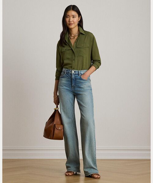 LAUREN RALPH LAUREN / ローレン ラルフ ローレン シャツ・ブラウス | リラックス フィット ジョーゼット シャツ | 詳細2